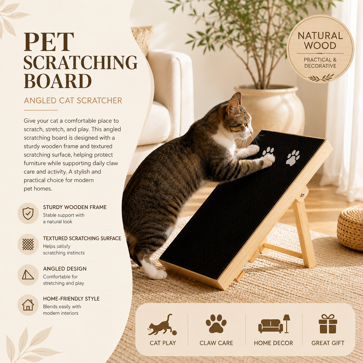 Pet Scratching Board