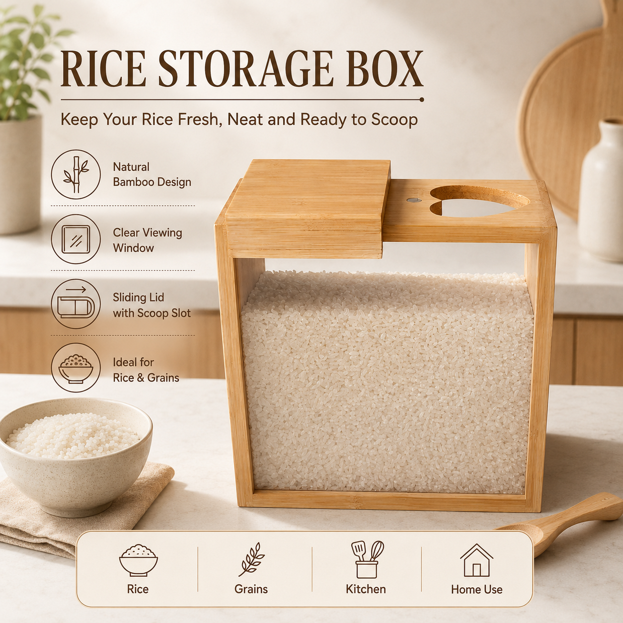 Rice Storage Box